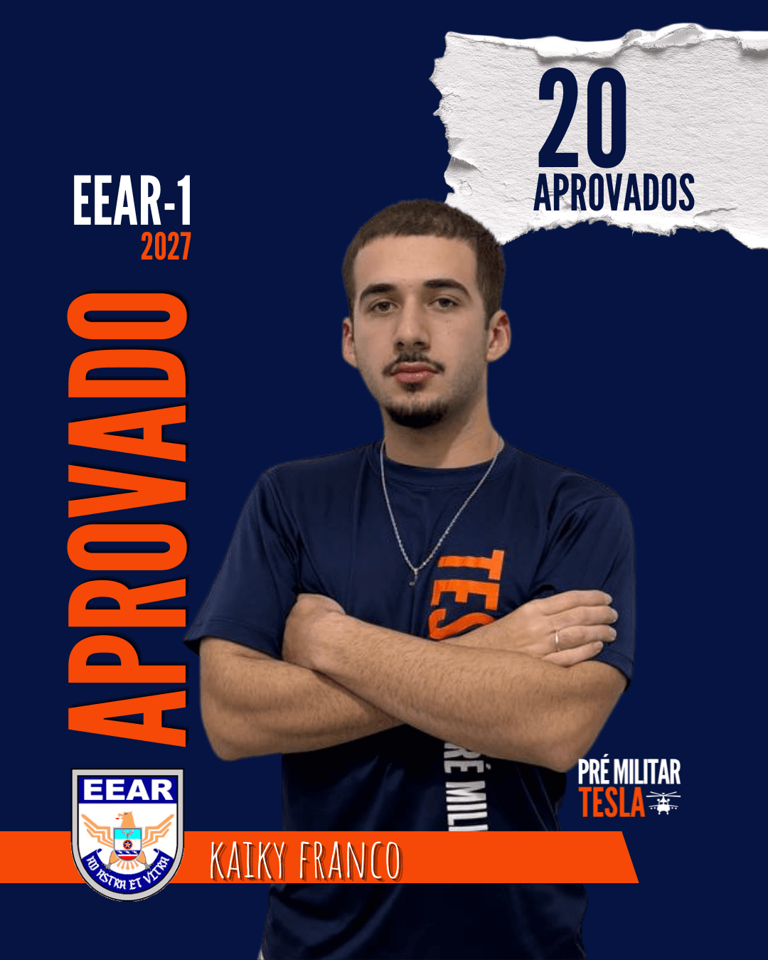 Kaiky Franco — Aprovado na EEAR